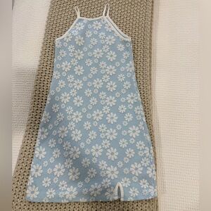 Art Class Blue and White Floral Dress